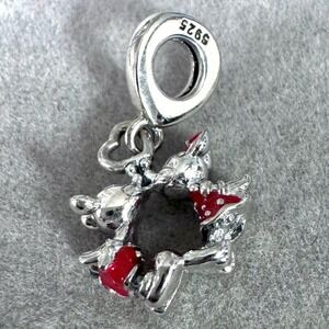PANDORA Disney Minnie‎ Mouse Wreath Charm S925 ALE